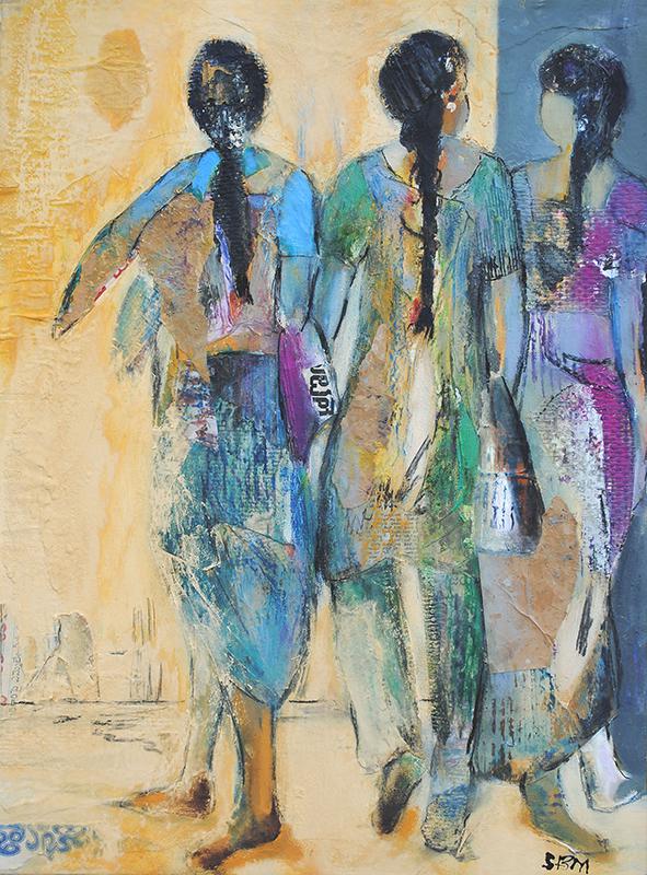 Three sisters - 80x100 cm